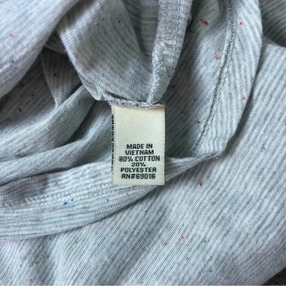 Ruff Hewn Gray Confetti Henley Long Sleeve Size Small EUC - Picture 7 of 7